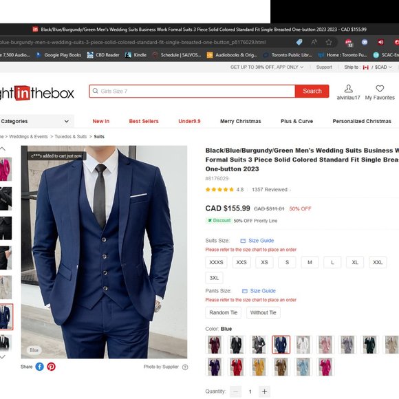 Men 3 piece Suit - Picture 6 of 10